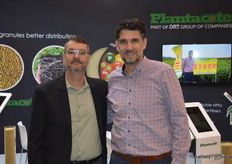 Rubens Oliveira (all the way from Brasil) and Marco Klinkhammer of Plantacote. They're offering fertilizers with a controlled release